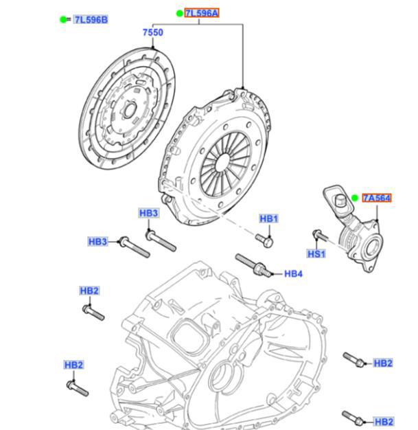 ford focus sceplenie